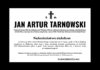 OSTATNIA DROGA JANA ARTURA TARNOWSKIEGO