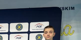 BRĄZ DLA ALBERTA BORKOWSKIEGO W MIĘDZYWOJEWÓDZKICH DRUŻYNOWYCH MISTRZOSTWACH MŁODZIKÓW 13-LETNICH W PŁYWANIU