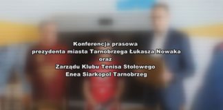 2024.06.21 – KONFERENCJA PREZYDENTA MIASTA ŁUKASZA NOWAKA ORAZ KTS ENEA SIARKOPOL TARNOBRZEG