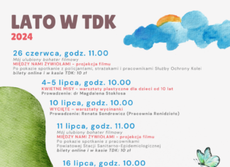 TDK ZAPRASZA NA WAKACJE