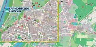 PLAN I PRZEWODNIK PROMUJĄCY TARNOBRZEG