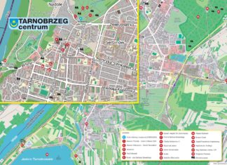 PLAN I PRZEWODNIK PROMUJĄCY TARNOBRZEG