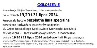 ROZKŁAD JAZDY AUTOBUSÓW NA DNI TARNOBRZEGA