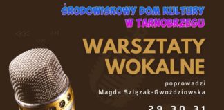WARSZTATY WOKALNE W ŚDK! ZAPISZ SIĘ JESZCZE DZIŚ