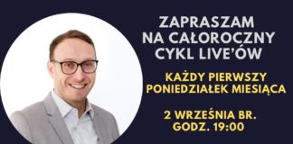 PREZYDENT ŁUKASZ NOWAK ZAPRASZA NA KOLEJNY LIVE