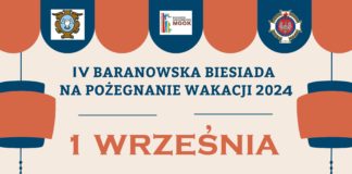 IV BARANOWSKA BIESIADA NA POŻEGNANIE WAKACJI