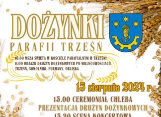 GORZYCE. DOŻYNKI PARAFII TRZEŚŃ
