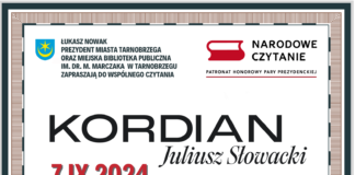 NARODOWE CZYTANIE W TARNOBRZEGU. “KORDIAN” PRZED ZAMKIEM