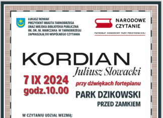 NARODOWE CZYTANIE W TARNOBRZEGU. “KORDIAN” PRZED ZAMKIEM