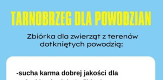 POMOC DLA ZWIERZĄT Z TERENÓW DOTKNIĘTYCH POWODZIĄ