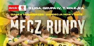 ZAPRASZAMY NA MECZ: SIARKA TARNOBRZEG – SANDECJA NOWY SĄCZ