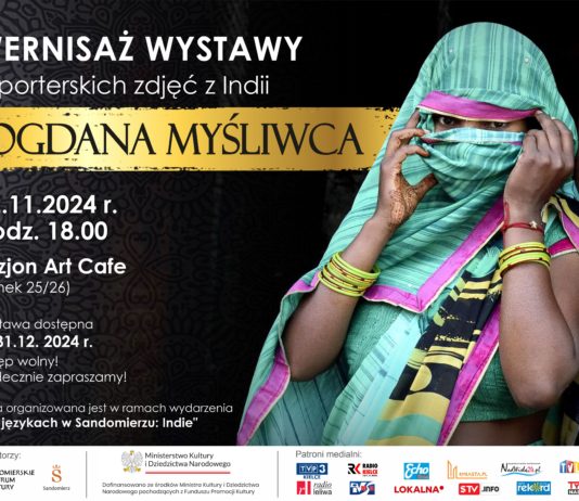 WYSTAWA ZDJĘĆ Z INDII BOGDANA MYŚLIWCA W ILUZJON ART CAFE W SANDOMIERZU