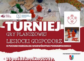 TURNIEJ GRY PLANSZOWEJ “LESIOCKI GOSPODORZ” O PUCHAR MARSZAŁKA WOJEWÓDZTWA PODKARPACKIEGO