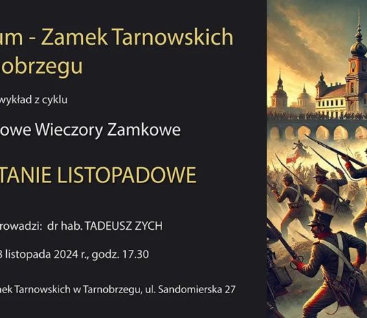KOLEJNY WYKŁAD W RAMACH CZWARTKOWYCH WIECZORÓW ZAMKOWYCH