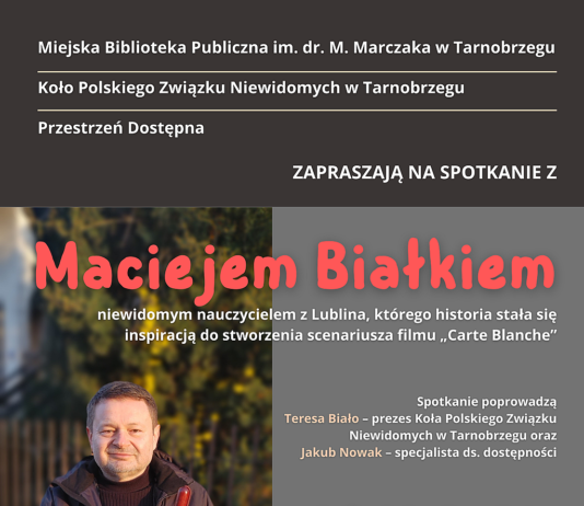 SPOTKANIE Z MACIEJEM BIAŁKIEM