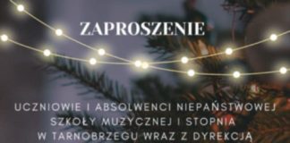 KONCERT NOWOROCZNY UCZNIÓW NIEPAŃSTWOWEJ SZKOŁY MUZYCZNEJ W TARNOBRZEGU