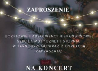 KONCERT NOWOROCZNY UCZNIÓW NIEPAŃSTWOWEJ SZKOŁY MUZYCZNEJ W TARNOBRZEGU