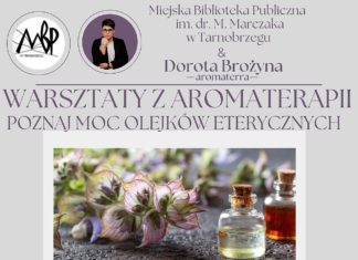 WARSZTATY Z AROMATERAPII W BIBLIOTECE