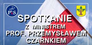 SPOTKANIE Z MINISTREM PRZEMYSŁAWEM CZARNKIEM W NOWEJ DĘBIE