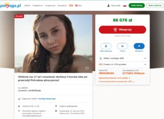 17-LETNIA WIKTORIA Z GRĘBOWA POTRZEBUJE POMOCY. WALCZY Z NOWOTWOREM ZŁOŚLIWYM