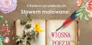 WIOSNA POEZJĄ ROZKWITA – KONKURS RECYTATORSKI