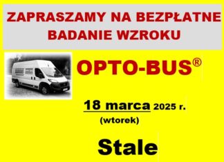 BEZPŁATNE BADANIE WZROKU W STALACH