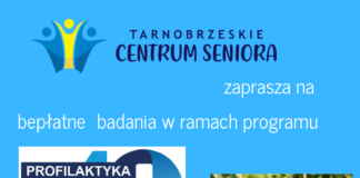 BEZPŁATNE BADANIA W RAMACH PROGRAMU PROFILAKTYKA 40 PLUS W TARNOBRZESKIM CENTRUM SENIORA