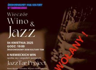 “JAZZ I WINO” – IMPREZA ODWOŁANA