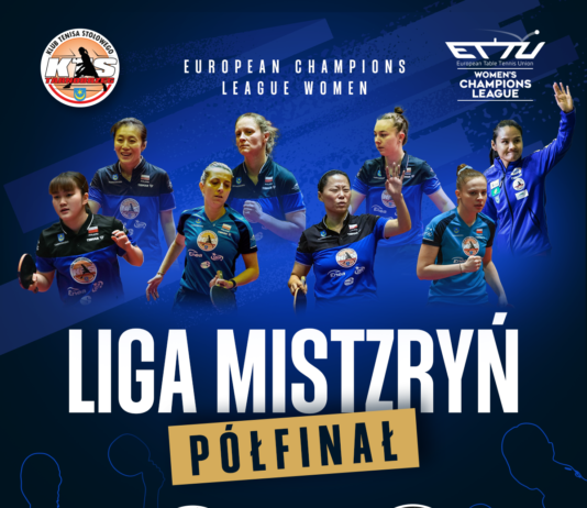 REWANŻOWY PÓŁFINAŁ LIGI MISTRZYŃ W TENISIE STOŁOWYM
