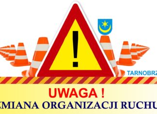 TYMCZASOWA ORGANIZACJA RUCHU NA UL. JASIŃSKIEGO W TARNOBRZEGU