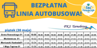 BEZPŁATNY TRANSPORT NA DNI MIASTA. ROZKŁAD JAZDY