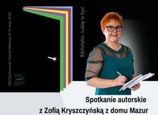 SPOTKANIE AUTORSKIE Z ZOFIĄ KRYSZCZYŃSKĄ