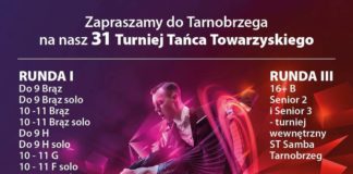 “SAMBA” ZAPRASZA NA TURNIEJ TAŃCA TOWARZYSKIEGO