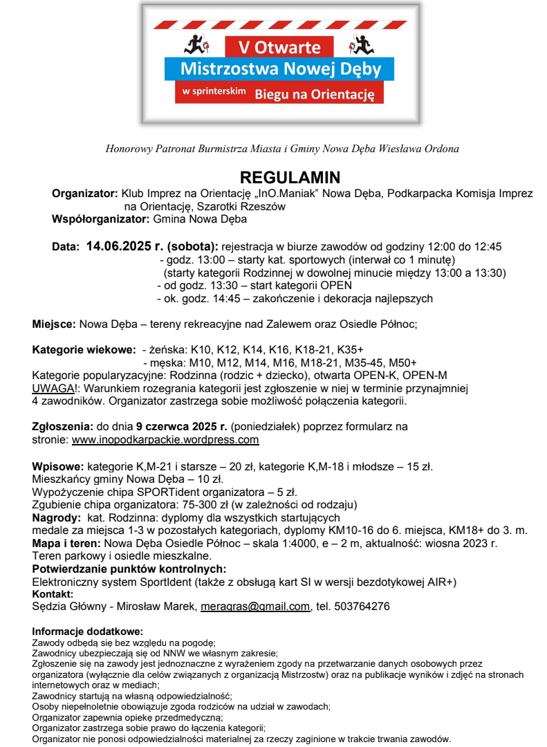 BIEG NA ORIENTACJĘ