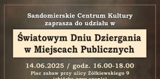 SANDOMIERSKIE CENTRUM KULTURY ŚWIĘTUJE ŚWIATOWY DZIEŃ DZIERGANIA W MIEJSCACH PUBLICZNYCH