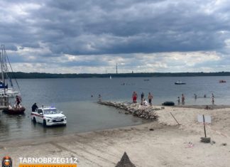 ZAGINIĘCIE NAD JEZIOREM TARNOBRZESKIM. AKCJA POSZUKIWAWCZA TRWA!