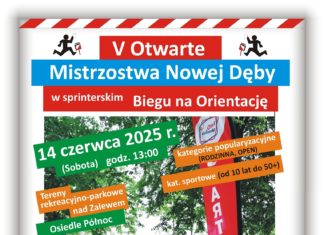 V OTWARTE MISTRZOSTWA NOWEJ DĘBY W SPRINTERSKIM BIEGU NA ORIENTACJĘ