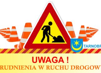 UWAGA! W TARNOBRZEGU UTRUDNIENIA W RUCHU DROGOWYM!