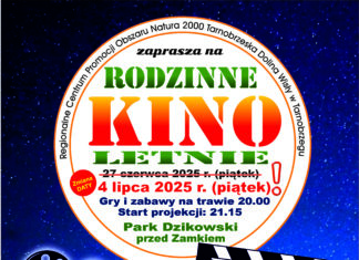 KINO LETNIE 4 LIPCA. ORGANIZATORZY ZAPRASZAJĄ PRZED ZAMEK TARNOWSKICH