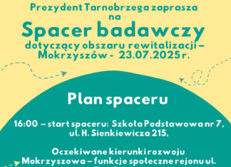 SPACER BADAWCZY – OBSZAR REWITALIZACJI MOKRZYSZÓW