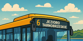 “SZÓSTKĄ” NAD JEZIORO TARNOBRZESKIE