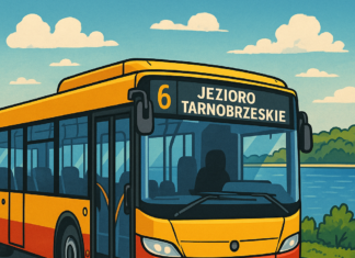 “SZÓSTKĄ” NAD JEZIORO TARNOBRZESKIE