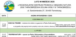 LATO W MIEŚCIE – TARNOBRZESKIE CENTRUM NATURA ZAPRASZA