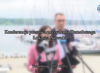 2025.07.10 – KONFERENCJA PRASOWA PREZYDENTA TARNOBRZEGA ŁUKASZA NOWAKA