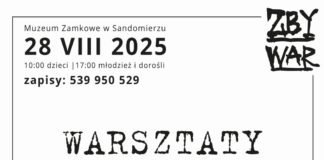 WARSZTATY PERFORMANCE NA FINAŁ WAKACJI W ZAMKU KRÓLEWSKIM W SANDOMIERZU