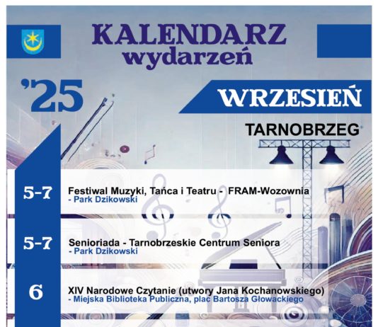 KALENDARZ WYDARZEŃ MIEJSKICH. ZOBACZ, CO BĘDZIE SIĘ DZIAŁO WE WRZEŚNIU