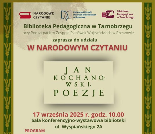 NARODOWE CZYTANIE DLA SZKÓŁ