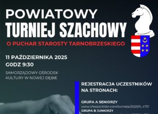 POWIATOWY TURNIEJ SZACHOWY O PUCHAR STAROSTY TARNOBRZESKIEGO
