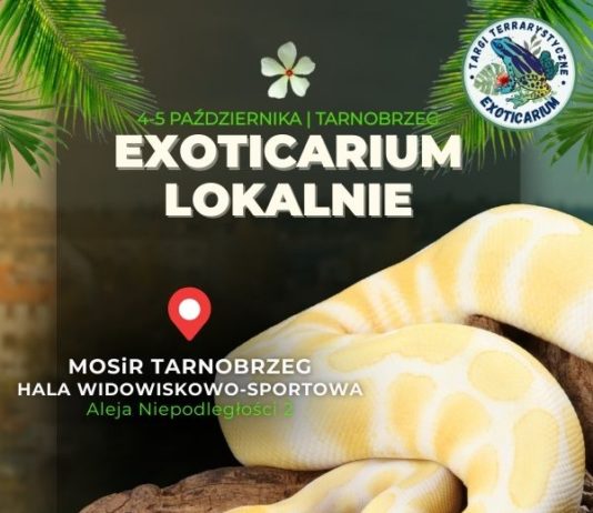 EGZOTYCZNE ZWIERZĘTA Z CAŁEGO ŚWIATA ZAWITAJĄ DO TARNOBRZEGA!