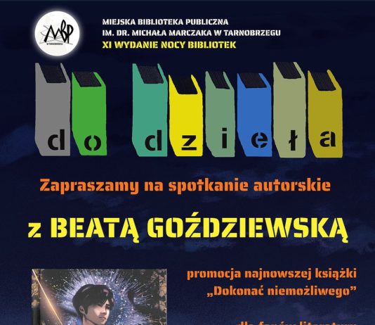 SPOTKANIE AUTORSKIE Z BEATĄ GOŹDZIEWSKĄ